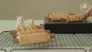 韓國超火的牛角酥,一上架就被搶光,酥脆爆漿好吃到哭~