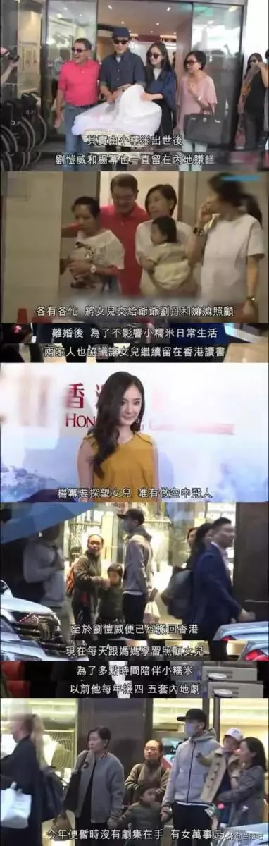 小糯米撒嬌融化爸爸,港媒曝楊冪劉愷威不分家再見亦是「夫妻」