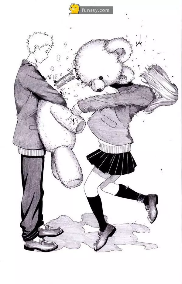 這個超狂的插畫師畫出所有單身狗們的心中想法 「秀恩愛都給我去死」爆笑惡搞圖!