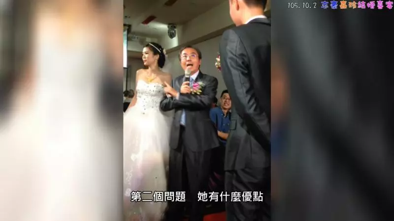 新娘爸爸把女兒交給女婿:「這是她第三次放開我的手…」最後一句「女兒有要回來了嗎?」眾人感動