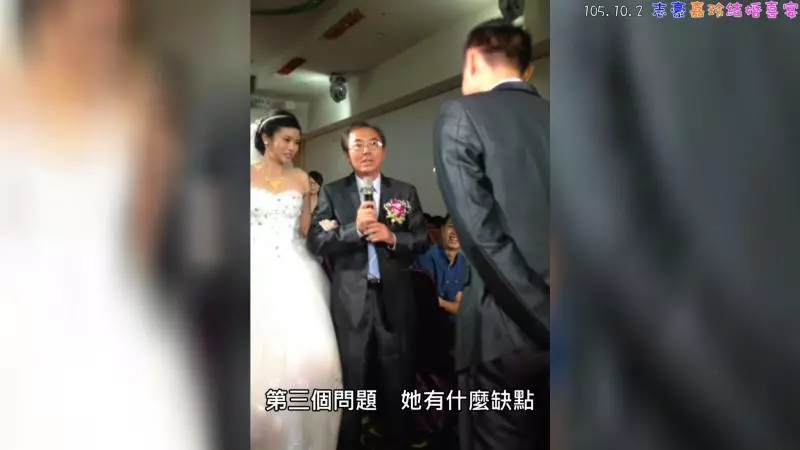 新娘爸爸把女兒交給女婿:「這是她第三次放開我的手…」最後一句「女兒有要回來了嗎?」眾人感動