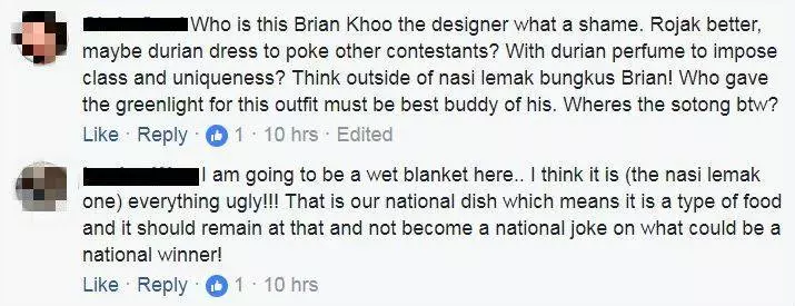 大馬佳麗穿NasiLemak服裝出征世界環球小姐網友...世紀最丑服裝...!