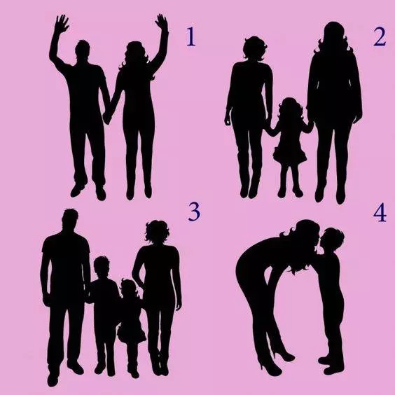 心理學:哪組不是真正的一家人?馬上測出你在家庭的地位