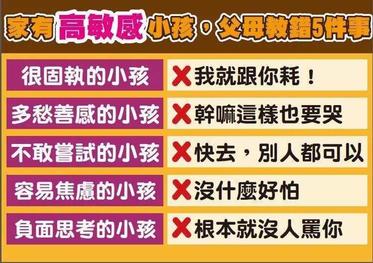 面對高敏感孩子,千萬別用一般的教養方法處理