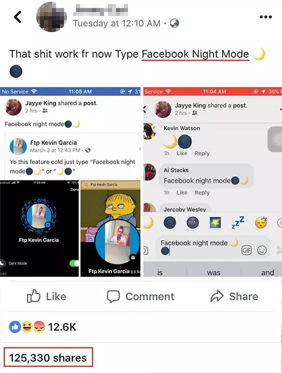 ◤教學◢ FB夜間模式你啟動到了嗎?!