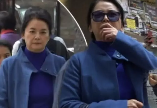 61歲胡慧中街市買菜愁容滿面,老公因貪污罪可能判囚65年!