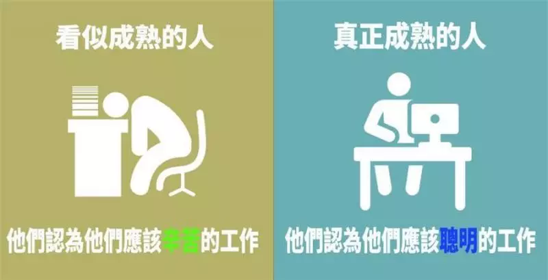 7張圖看懂「真成熟」與假成熟的區別,看了你就能知道了