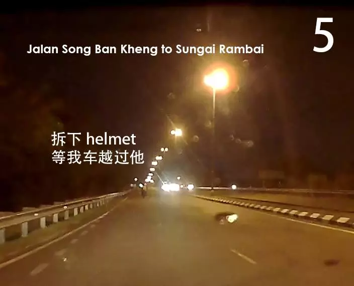 夜晚駕駛時發現有摩哆騎士不停向車內看,她因謹慎躲過一劫!
