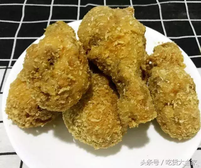 炸雞腿再也不用買了,去肯德基隨大姐姐偷學的方法,方法超級簡單!!