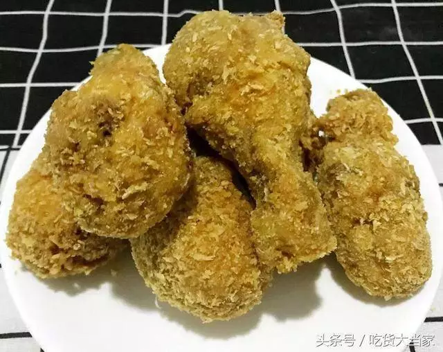 炸雞腿再也不用買了,去肯德基隨大姐姐偷學的方法,方法超級簡單!!