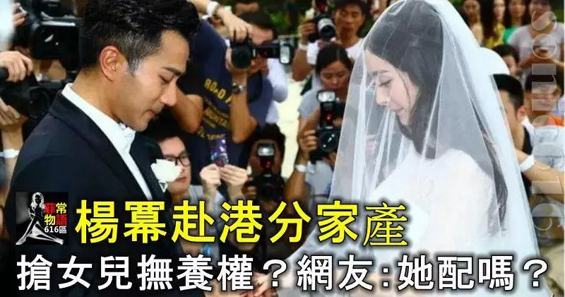 楊冪赴港分家產搶女兒撫養權?網友:她配嗎?