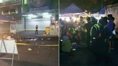 疑捲入桃色糾紛 夜市小販遭4男亂刀砍死 ??