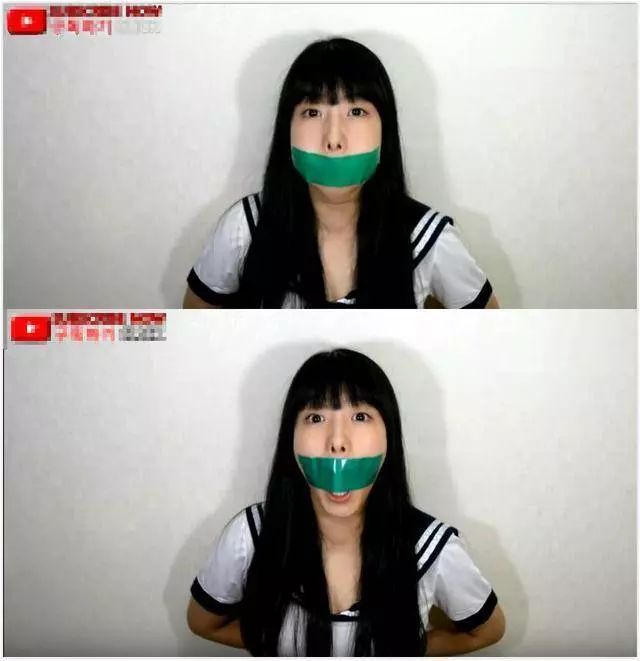 她不信「人質嘴貼膠帶無法大叫」決定親身試驗!結果笑噴飯:這妹子恥力太高(影)