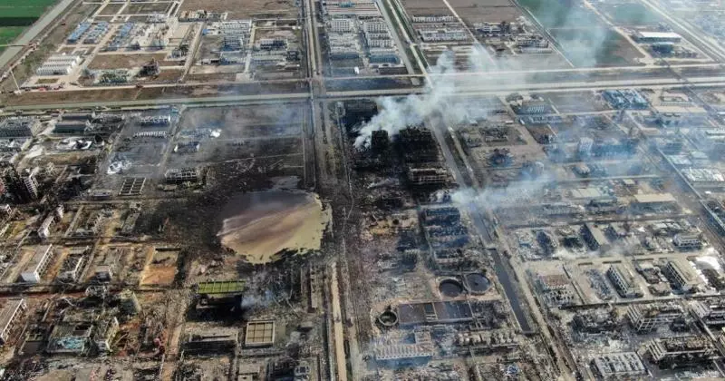 ◤江蘇鹽城化工廠爆炸案◢ 罹難者增至64人 致癌劇毒恐擴散