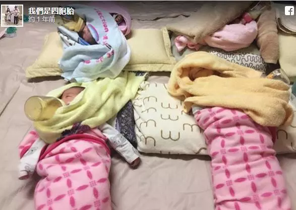 「不想輕易扼殺生命」拒絕減胎!台中媽媽辛苦產下「同卵4千金」,大方公開「育兒妙招」收穫四倍幸福