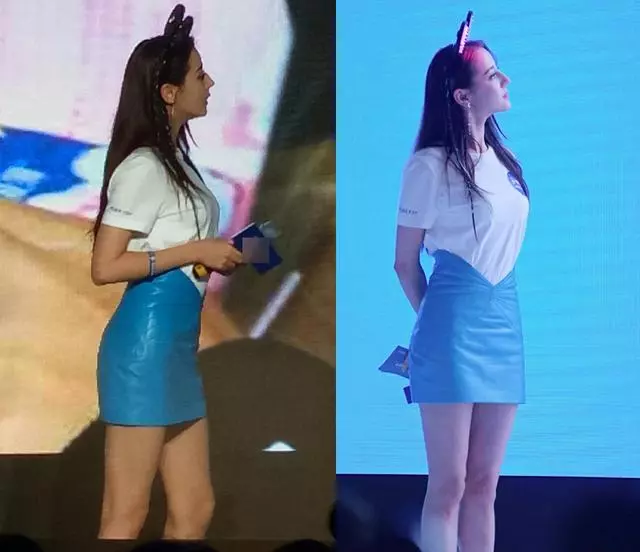 【好美啊!?】熱巴穿包臀裙性感現身撈金,但是未P圖臉色憔悴差距好大!