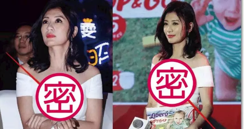 賈靜雯穿抹胸禮服都快掉下來,網友:就像兩個炒焦掉的板栗!