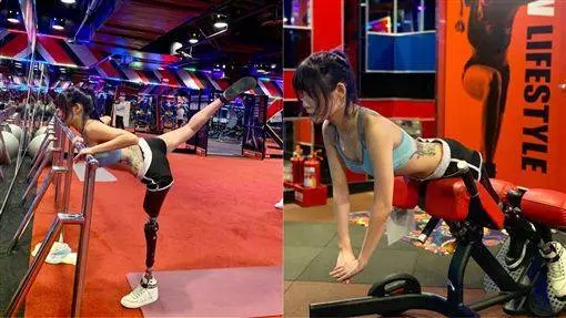 鋼鐵辣妹/左腿截肢感情曾碰壁 年輕正妹自曝現況超感人
