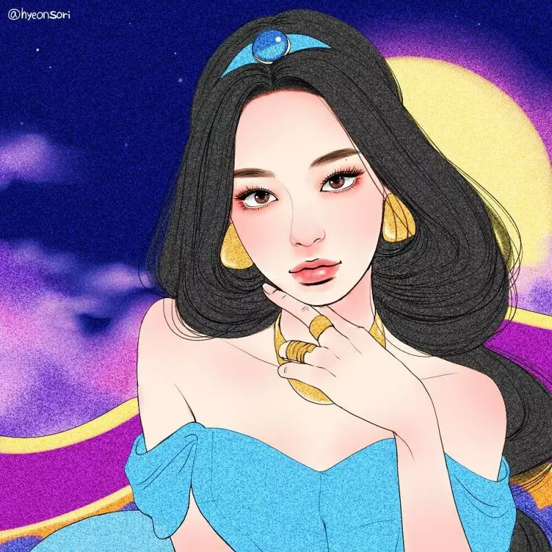 她把韓國女明星完美變身「迪士尼公主」 網友看完狂讚:Jennie果然是公主!