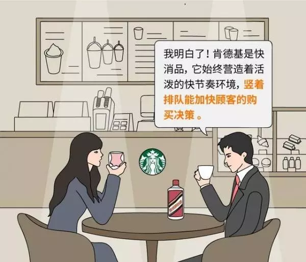 你有沒有想過?星巴克「橫著排隊」而肯德基卻「豎著排隊」?簡單漫畫讓你了解「企業成功」的秘訣!