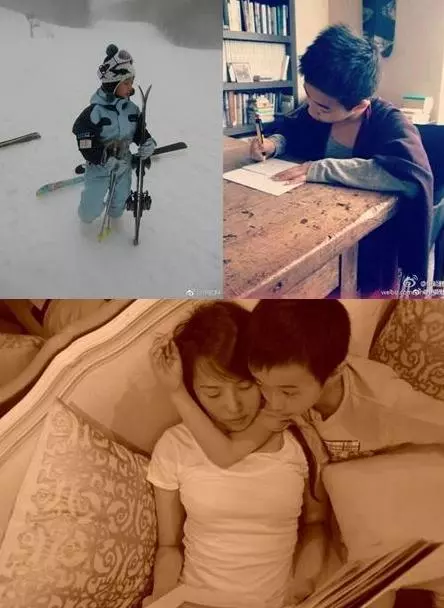 小哈林正面照被曝光,長成這模樣,難怪庾澄慶不允許伊能靜公開!