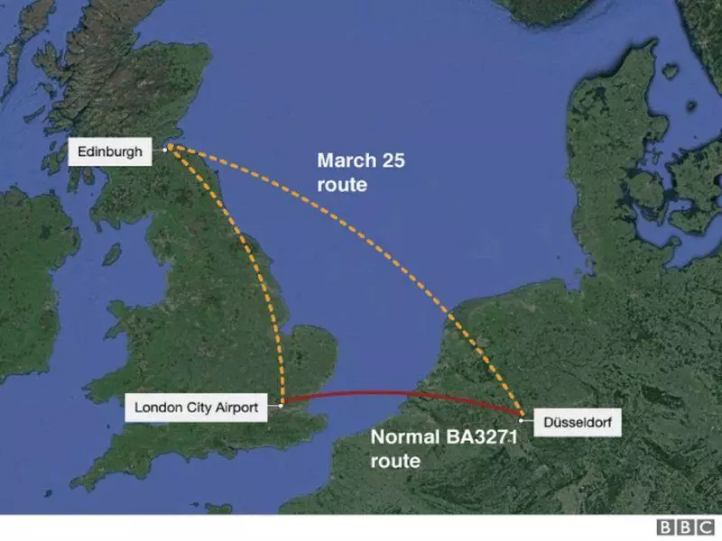 英航班表拿錯 飛德國杜塞道夫班機誤飛愛丁堡
