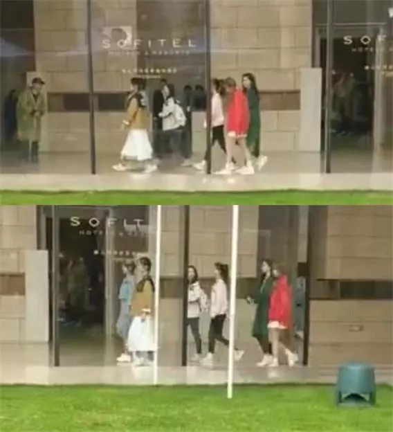 跑男錄製路透照曝光:Baby艷壓延禧眾女星,李晨鄭愷臉胖了一圈!