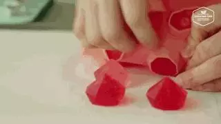 史上最美琥珀糖!外脆里軟,好做便宜,一碗糖水能做一大盤!