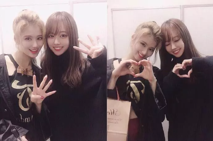 [TWICE][分享]190326 美顏暴擊X2！果然好看的人連朋友都是好看的
