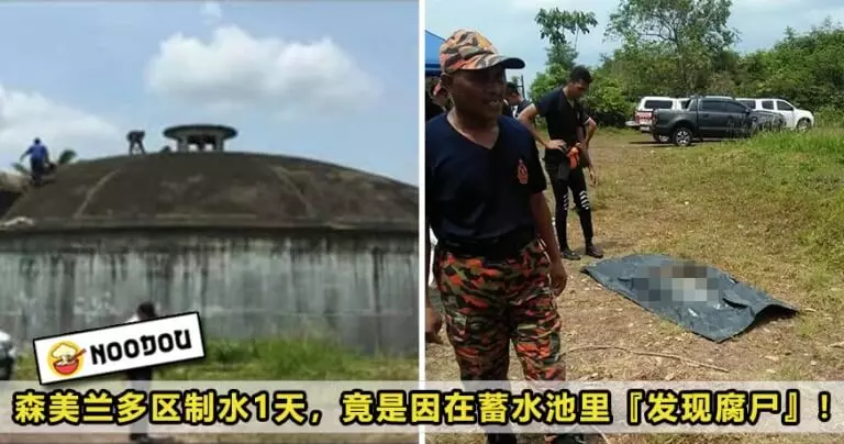 【驚!?】森美蘭州多區斷水1天,竟是因在蓄水池裡『發現腐屍』!