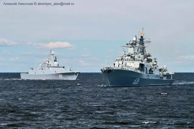俄最新神盾護衛艦正駛向青島,放大改進型在研製,可媲美052D