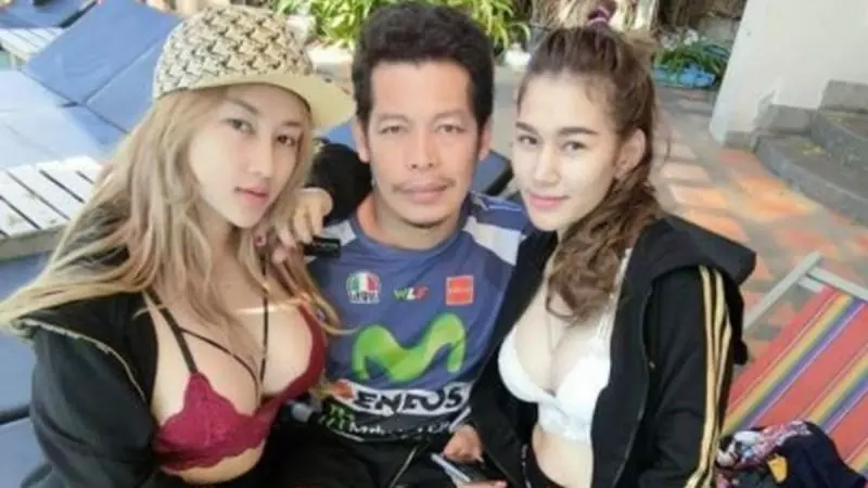 [現代韋小寶] 一夫多妻生9子！泰男左擁右抱辣妹 放閃爽喊：我好幸運