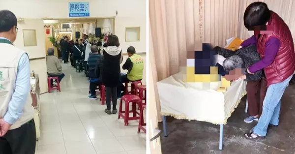 白髮人送黑髮人!98歲老奶奶「緊抱兒子大體」哀嚎「我的心肝兒啊…」送行人都跟著淚崩了!