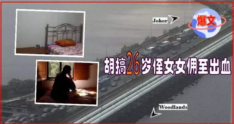 (避免長堤塞車,) 入住新加坡侄女家,竟然做到26歲侄女女傭的手流血 !