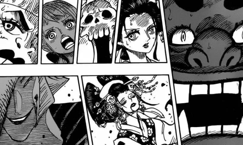 海賊王933話:狂死郎痛下殺手,花魁小紫被殺?