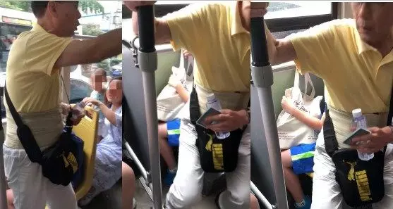 把小男孩當人肉坐墊逼他讓位!男孩嚇哭,阿伯怒嗆:我老人又是身障,這位子只有我可以坐