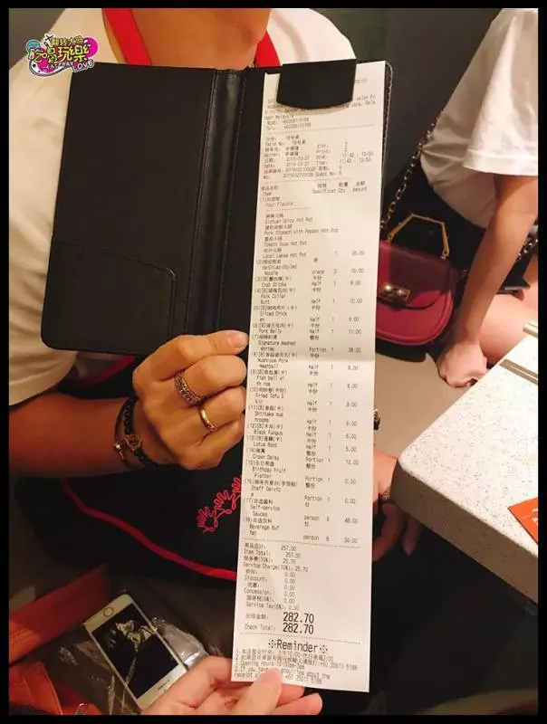 海底撈6人吃282令吉貴不貴? 網友竟說這分量只是吃爽的!