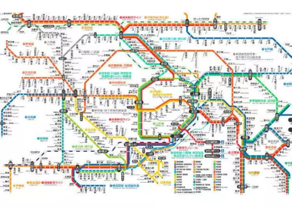 東京電車交通不再卡卡!一次搞懂東京各家鐵路公司所有路線!