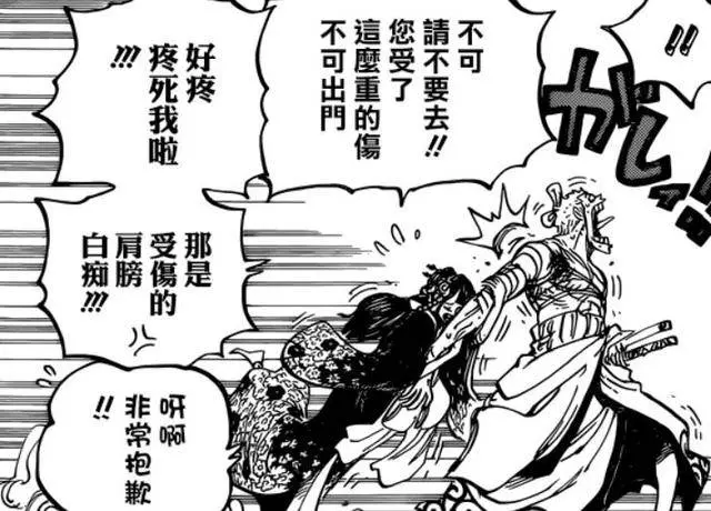 海賊王938話:索隆流血過多後昏厥,光月日和悉心照顧