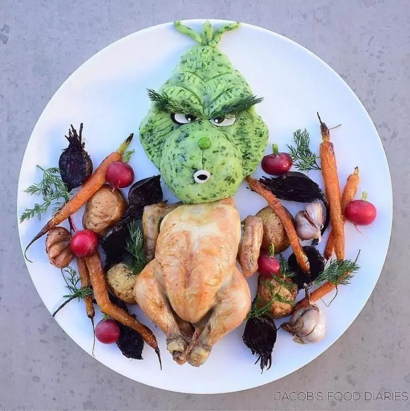 讓孩子不再挑食!巧手媽把食物變身「超精緻卡通人物」 烏蘇拉「章魚頭髮」真的神還原