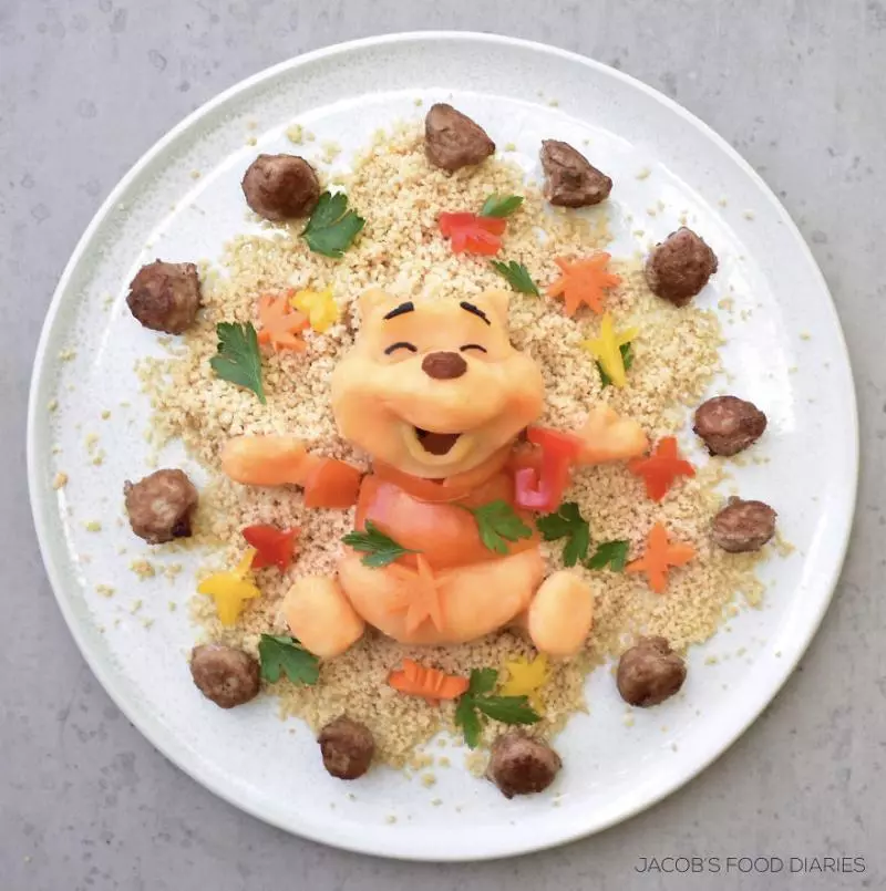 讓孩子不再挑食!巧手媽把食物變身「超精緻卡通人物」 烏蘇拉「章魚頭髮」真的神還原