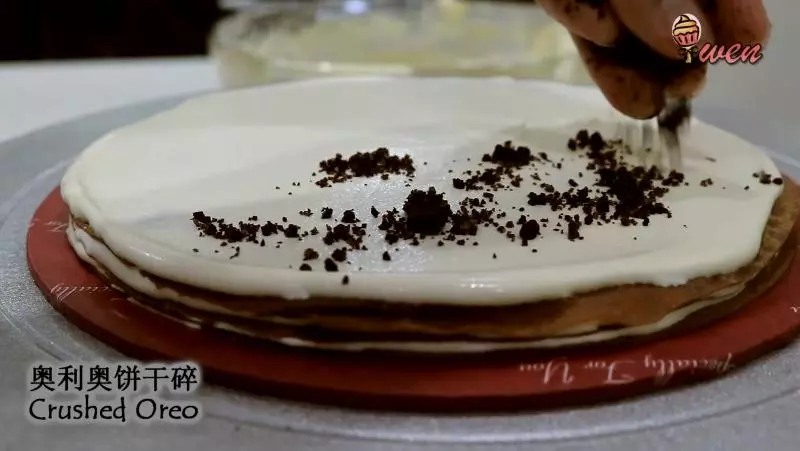 OREO千層蛋糕!超好吃又無需烤箱!