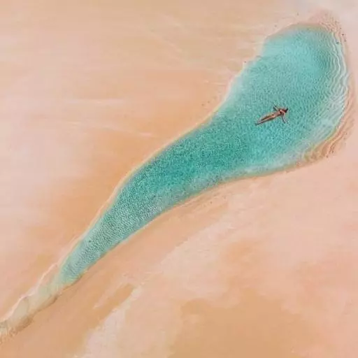 世界上最迷你的「海」:僅能躺下1個人,卻從不會幹涸