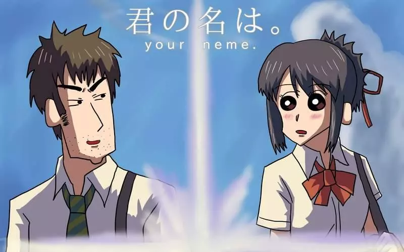 繪師挑戰把動漫全變「蠟筆小新風」 《你的名字》、《七龍珠》崩壞到讓人想轉台!