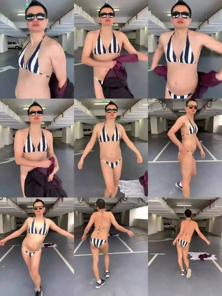 【辣眼睛!】江昭上大律師「穿BIKINI秀身材」直呼男女平等! 網民爆笑:你的小鳥飛走了?(內有視頻)
