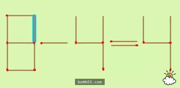 這道錯誤的「6+4=4」數學題只要移動一根火柴就能有幾個正確答案,看似簡單卻有很多人都被搞混了!