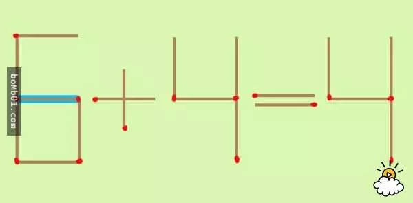 這道錯誤的「6+4=4」數學題只要移動一根火柴就能有幾個正確答案,看似簡單卻有很多人都被搞混了!