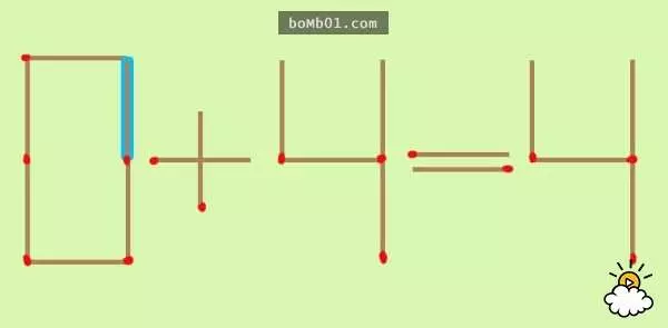 這道錯誤的「6+4=4」數學題只要移動一根火柴就能有幾個正確答案,看似簡單卻有很多人都被搞混了!