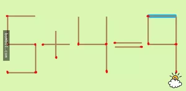 這道錯誤的「6+4=4」數學題只要移動一根火柴就能有幾個正確答案,看似簡單卻有很多人都被搞混了!