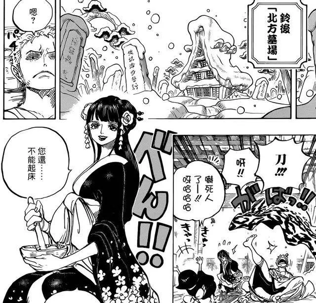 《海賊王》938話:索隆重傷昏迷,桃之助妹妹身份暴露